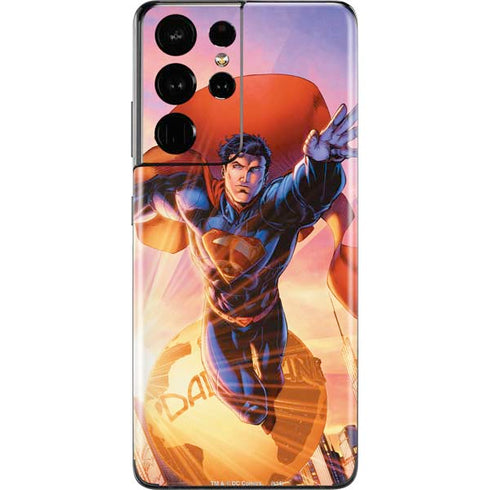 DC Comics Superman Unchained #1 75th Anniversary Cover Art by Jim Lee Galaxy S21 Ultra 5G Skin